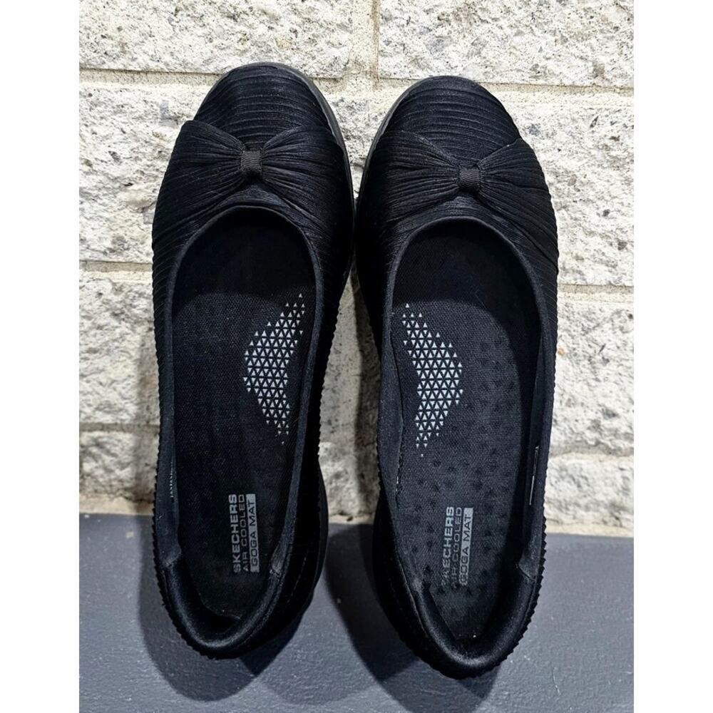 Skechers Bella Skimmer Flats On the Go Dreamy Air Cooled Googa Mat Womens Sz 9.5